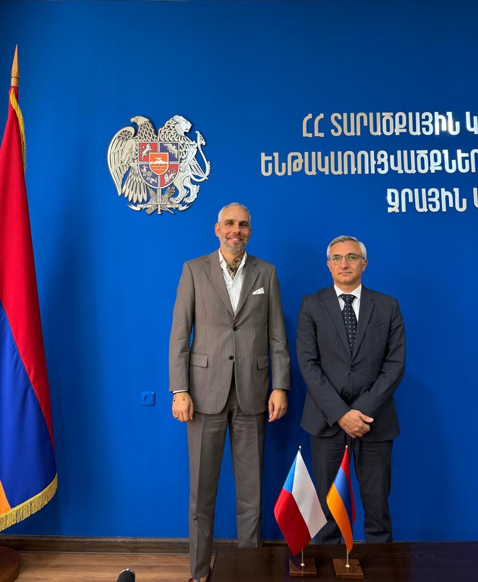 Հայաստանն ու Չեխիան խորացնում են համագործակցությունը ջրային ոլորտում