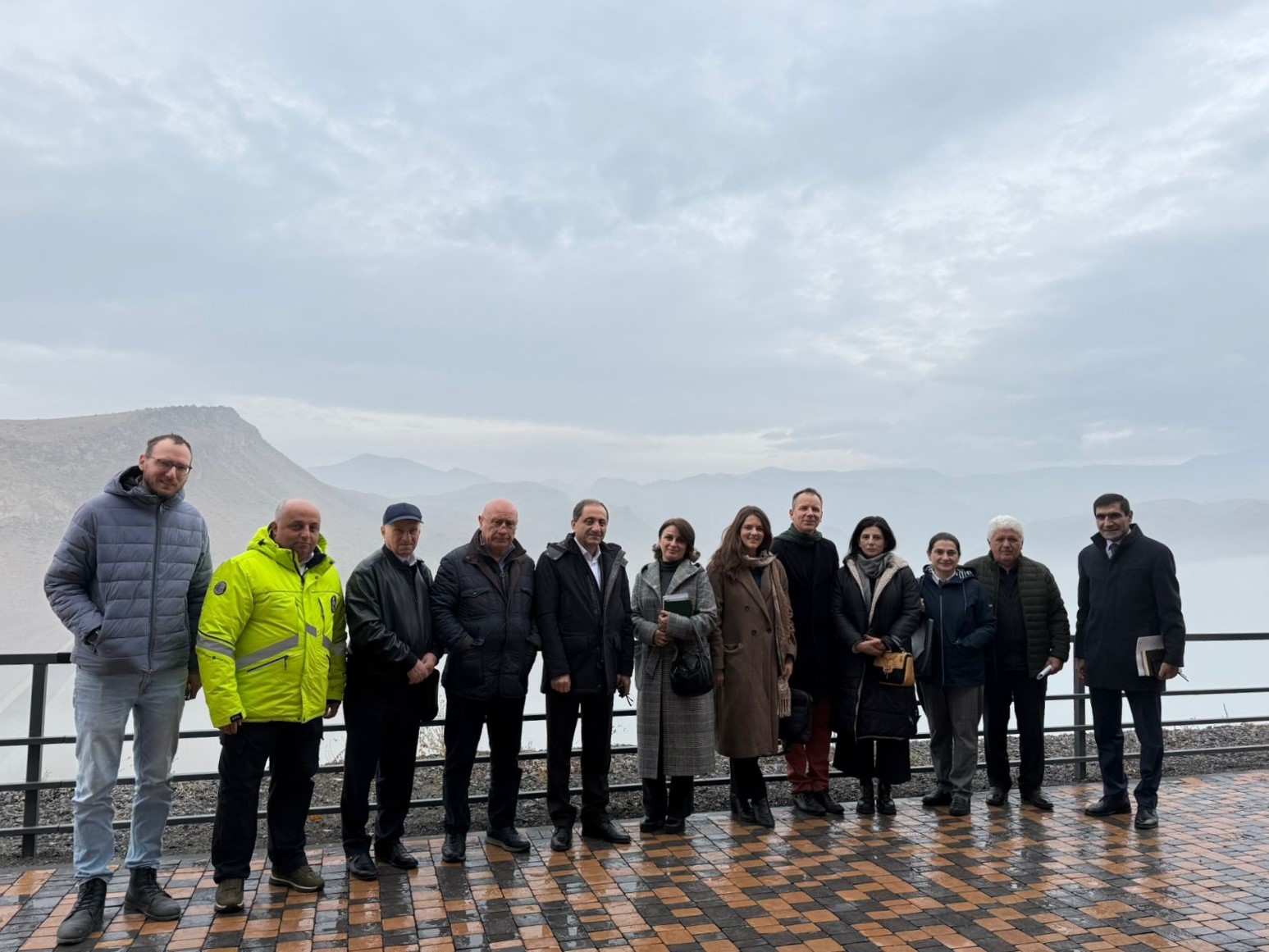Construction of the Vedi Reservoir Nearly Completed: Financing Agency and Water Committee Conduct Joint Visit